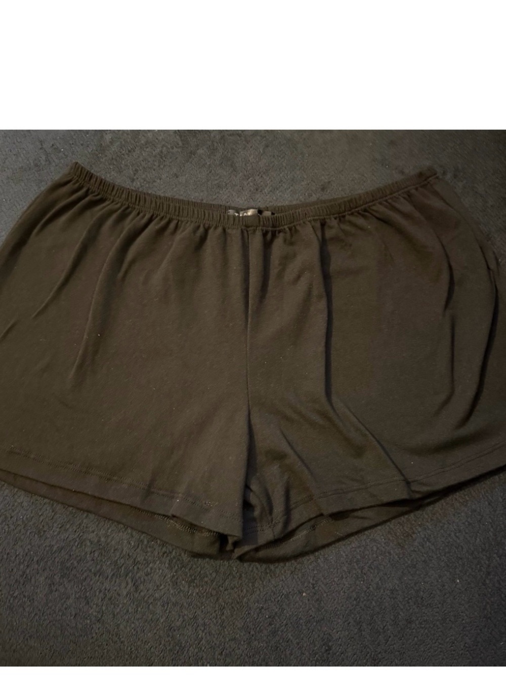 Black Casual Shorts